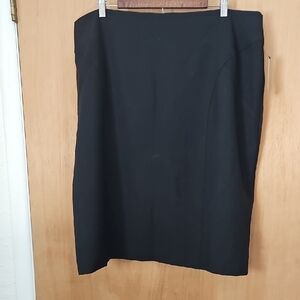 Worthington Black Pencil Skirt Knee-Length Work